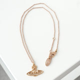 ヴィヴィアン ウエストウッド オーブ GP ピンクゴールド ネックレス - NEWSED