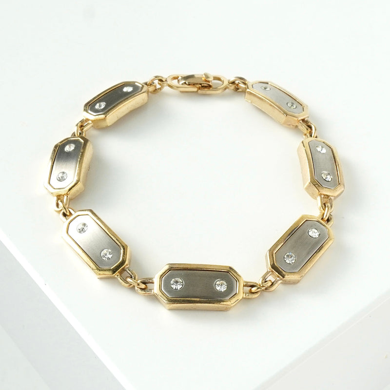 クリスチャン ディオール ヴィンテージ ストーン ブレスレット GP / メタル - NEWSED