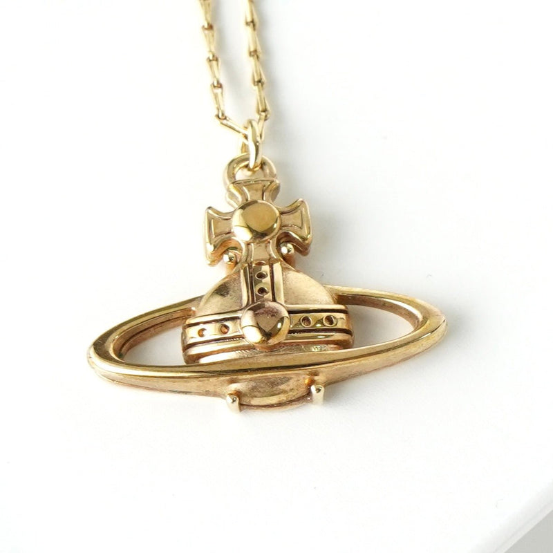 ヴィヴィアン ウエストウッド オーブ GP ゴールド ネックレス 箱付き - NEWSED