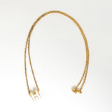 エルメス ポップアッシュ ネックレス GP / ホワイト - NEWSED