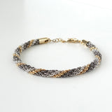 クリスチャン ディオール ツイスト ブレスレット シルバー GPゴールド - NEWSED