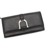 グッチ ホースビット GP レザー 長財布 二つ折り財布 ブラック - NEWSED
