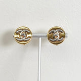 シャネル ココマーク ターンロック サークル イヤリング GP ゴールド - NEWSED