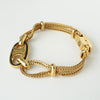 ◎Measurements Celine Blason Triomphe Bracelet GP Gold