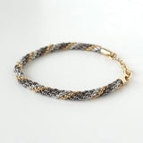 クリスチャン ディオール ツイスト ブレスレット シルバー GPゴールド - NEWSED