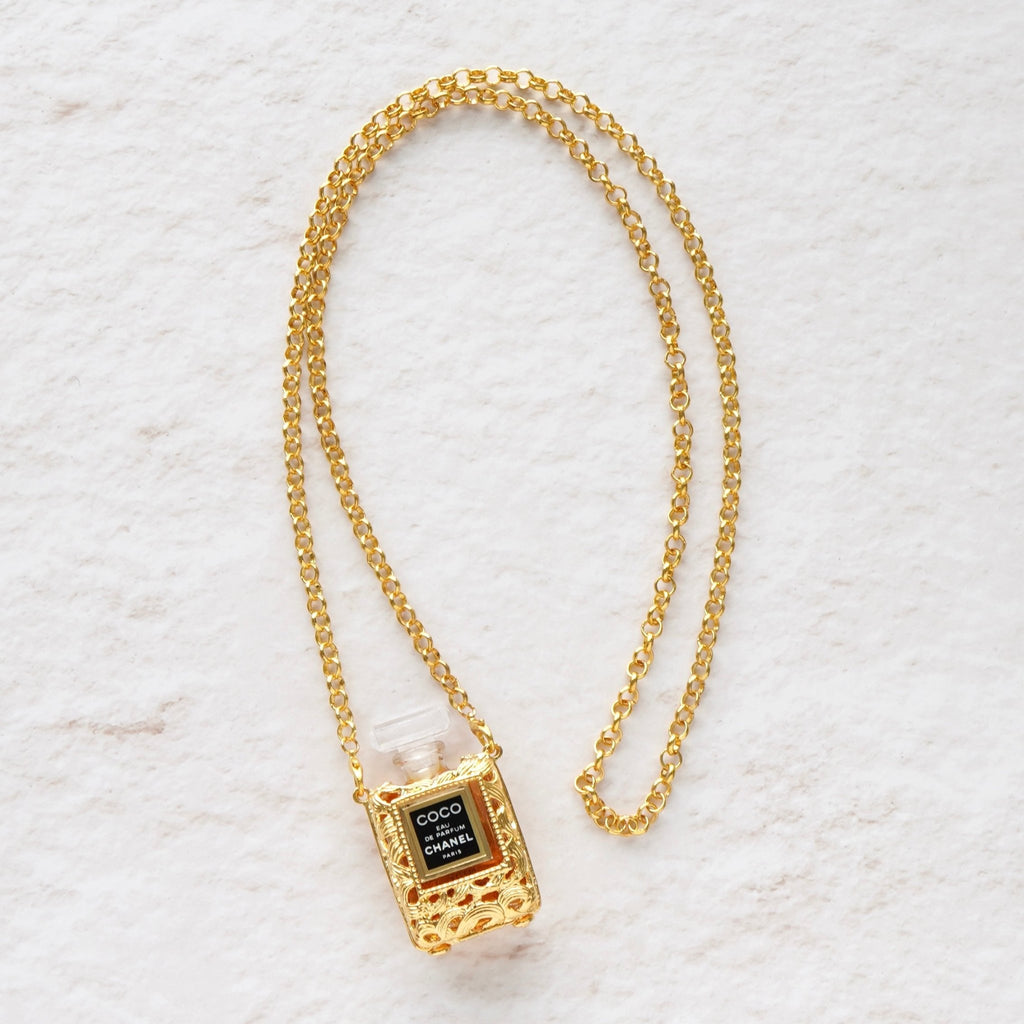 シャネル 香水ボトル GP ゴールド ロング ネックレス