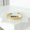 MM6 Maison Margiela 徽标 GP 金手镯