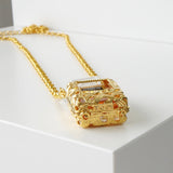 シャネル 香水ボトル GP ゴールド ロング ネックレス - NEWSED