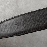 セリーヌ ヴィンテージ サルキー 輪馬車 GP バックル レザー ベルト ブラック / ゴールド - NEWSED