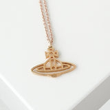 ヴィヴィアン ウエストウッド オーブ GP ピンクゴールド ネックレス - NEWSED