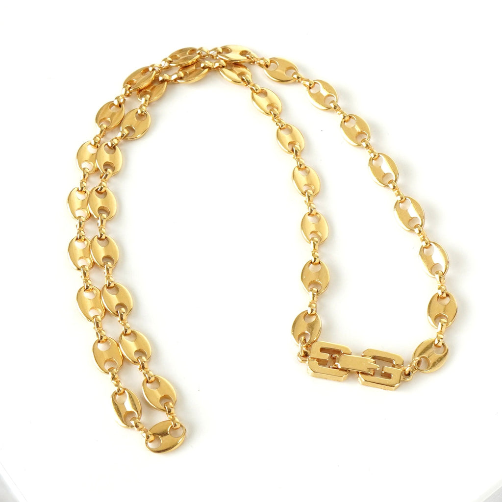 美品✨GIVENCHY ジバンシー ネックレス ヴィンテージ チェーン ジバンシィ ヴィンテージ チェーン ネックレス GPゴールド | ブランド