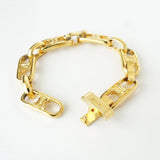 セリーヌ ヴィンテージ トリオンフ チェーン ブレスレット GPゴールド - NEWSED