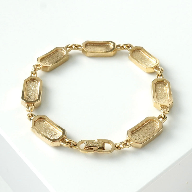 クリスチャン ディオール ヴィンテージ ストーン ブレスレット GP / メタル - NEWSED