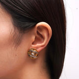 シャネル ココマーク ターンロック サークル イヤリング GP ゴールド - NEWSED