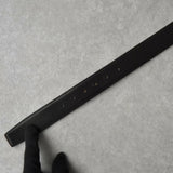 セリーヌ ヴィンテージ サルキー 輪馬車 GP バックル レザー ベルト ブラック / ゴールド - NEWSED