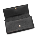 グッチ ホースビット GP レザー 長財布 二つ折り財布 ブラック - NEWSED