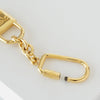 Celine Triomphe Cadena Padlock Keyring Key Holder Charm GP Gold