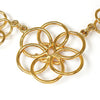 シャネル ココマーク フラワーモチーフ チョーカー ネックレス GP ゴールド