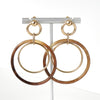 Hermès Buffalo Horn Amulet Duo Earrings in Grand Prix Gold