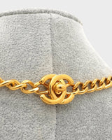 シャネル ターンロック チェーンネックレス GP ゴールド 97/P - NEWSED