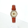 Hermès Serie Coin Watch，不锈钢银/GP金，非原装皮革，石英机芯，象牙色表盘，D Mark，腕表
