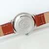 Hermès Serie Coin Watch，不锈钢银/GP金，非原装皮革，石英机芯，象牙色表盘，D Mark，腕表