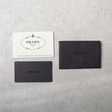 プラダ テスート ポコノ ナイロン / サフィアーノレザー 2way ボストンバッグ ブラック