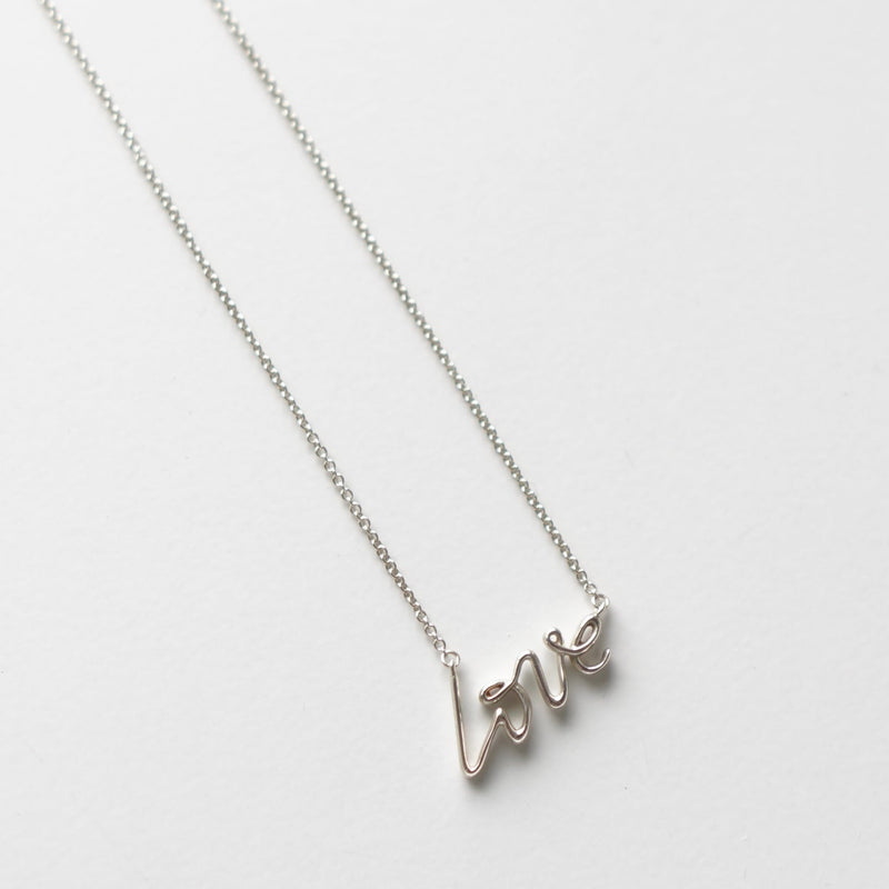 Graffiti Love by Paloma Picasso Silver Necklace - NEWSED