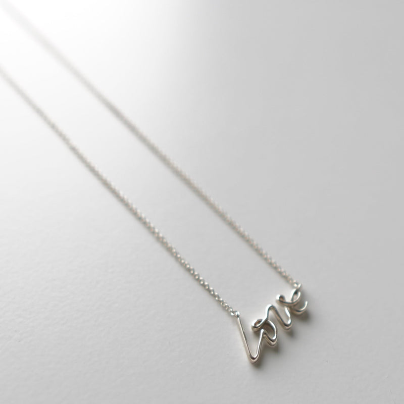 Graffiti Love by Paloma Picasso Silver Necklace - NEWSED