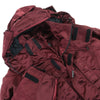 バレンシアガ Grape nylon oversize jacket フード付き 中綿入り コート ボルドー 42 メンズ