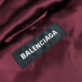 バレンシアガ Grape nylon oversize jacket フード付き 中綿入り コート ボルドー 42 メンズ - NEWSED