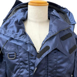 バレンシアガ Grape nylon oversize jacket 中綿 コート ネイビー 42 メンズ - NEWSED