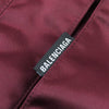 バレンシアガ Grape nylon oversize jacket フード付き 中綿入り コート ボルドー 42 メンズ