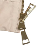 モンクレール GRUI レザーロゴパッチ付 ZIP UP ベスト ピンク 1 レディース - NEWSED