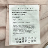 モンクレール GRUI レザーロゴパッチ付 ZIP UP ベスト ピンク 1 レディース - NEWSED