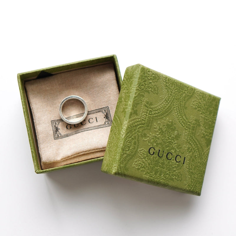 GUCCI × adidas Trefoil GG Pattern Silver Ring – NEWSED