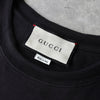 Gucci GUCCI BAND 徽标 T 恤（黑色）