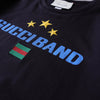 Gucci GUCCI BAND 徽标 T 恤（黑色）