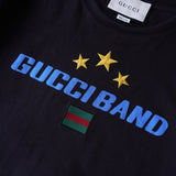 グッチ GUCCI BAND ロゴ Tシャツ ブラック - NEWSED