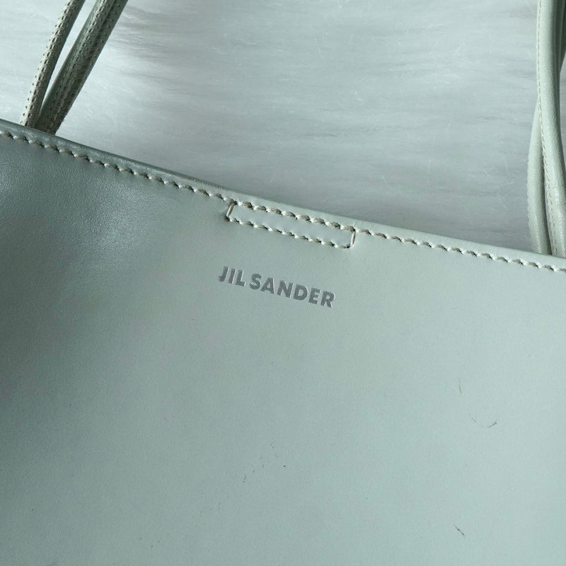 ジルサンダー タングル スモール レザー ショルダーバッグ ミントグリーン
