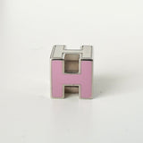 エルメス カージュドアッシュ Hキューブ ネックレス シルバー / ピンク - NEWSED