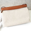 Hermès Yo Bag Toile H / Leather Handbag One-Shoulder Bag Brown H Engraved