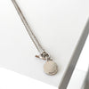 Hermes Amulet H Exlibris Silver 925 Necklace Pendant