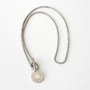 Hermes Amulet H Exlibris Silver 925 Necklace Pendant