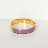 エルメス クリックH GM バングル ゴールド/パープル - NEWSED