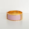 Hermes Click-Clack H GM Bangle Gold/Pink