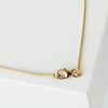 Hermes Cage d'Ache H Cube Necklace GP Gold/Ivory with Box