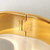 Hermes Click-Clack H PM Bangle Gold/Orange