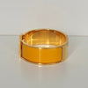 エルメス クリッククラックH PM バングル ゴールド/イエロー 箱付き
