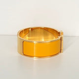 エルメス クリッククラックH PM バングル ゴールド/イエロー 箱付き - NEWSED